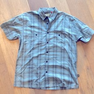 Howler Bros button down shirt. Blue/grey color.